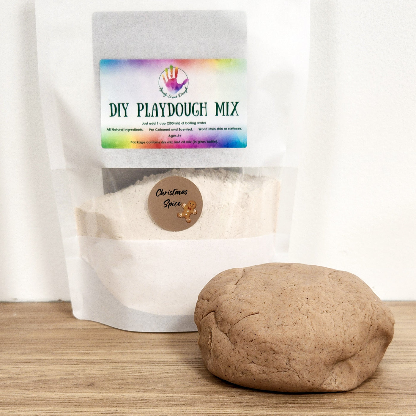 Christmas Spice DIY Playdough Mix