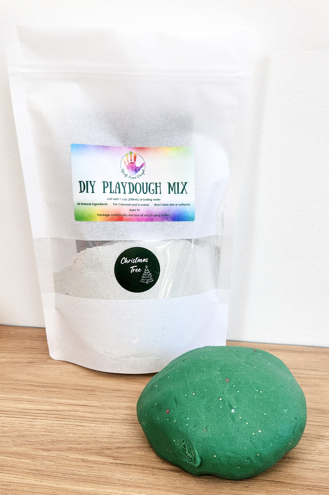 Christmas Tree DIY Playdough Mix