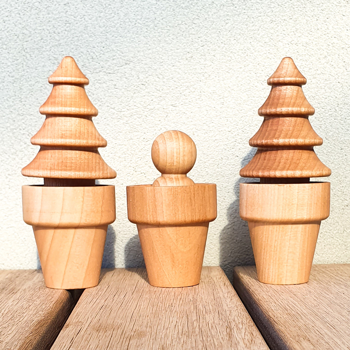 Wooden Pots