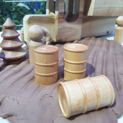 Wooden Oil Drum