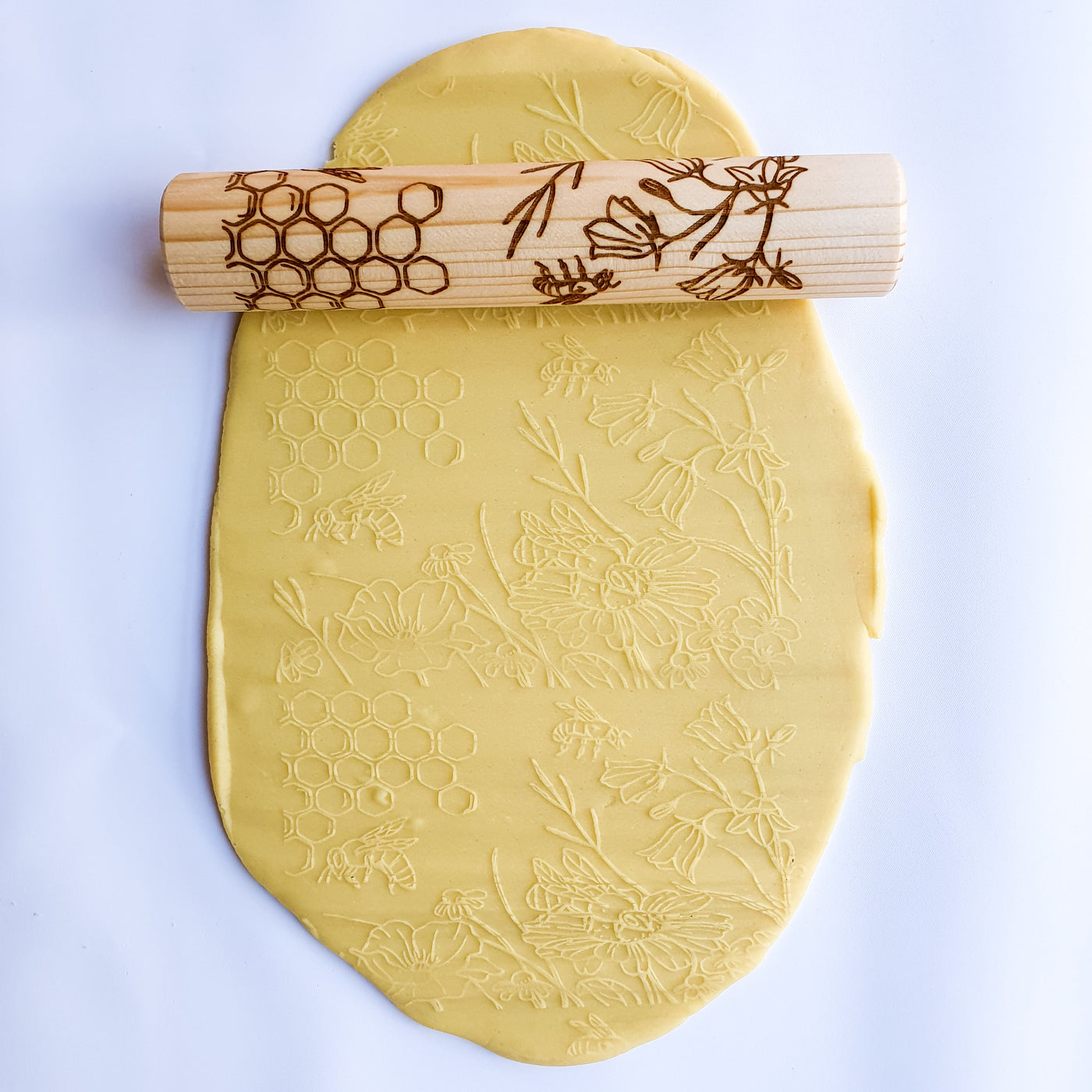 Bee Lovers Engraved Rolling Pin