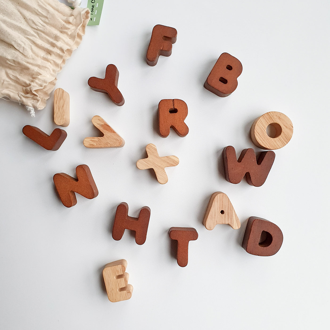 Wooden Alphabet Pieces (capital letters)
