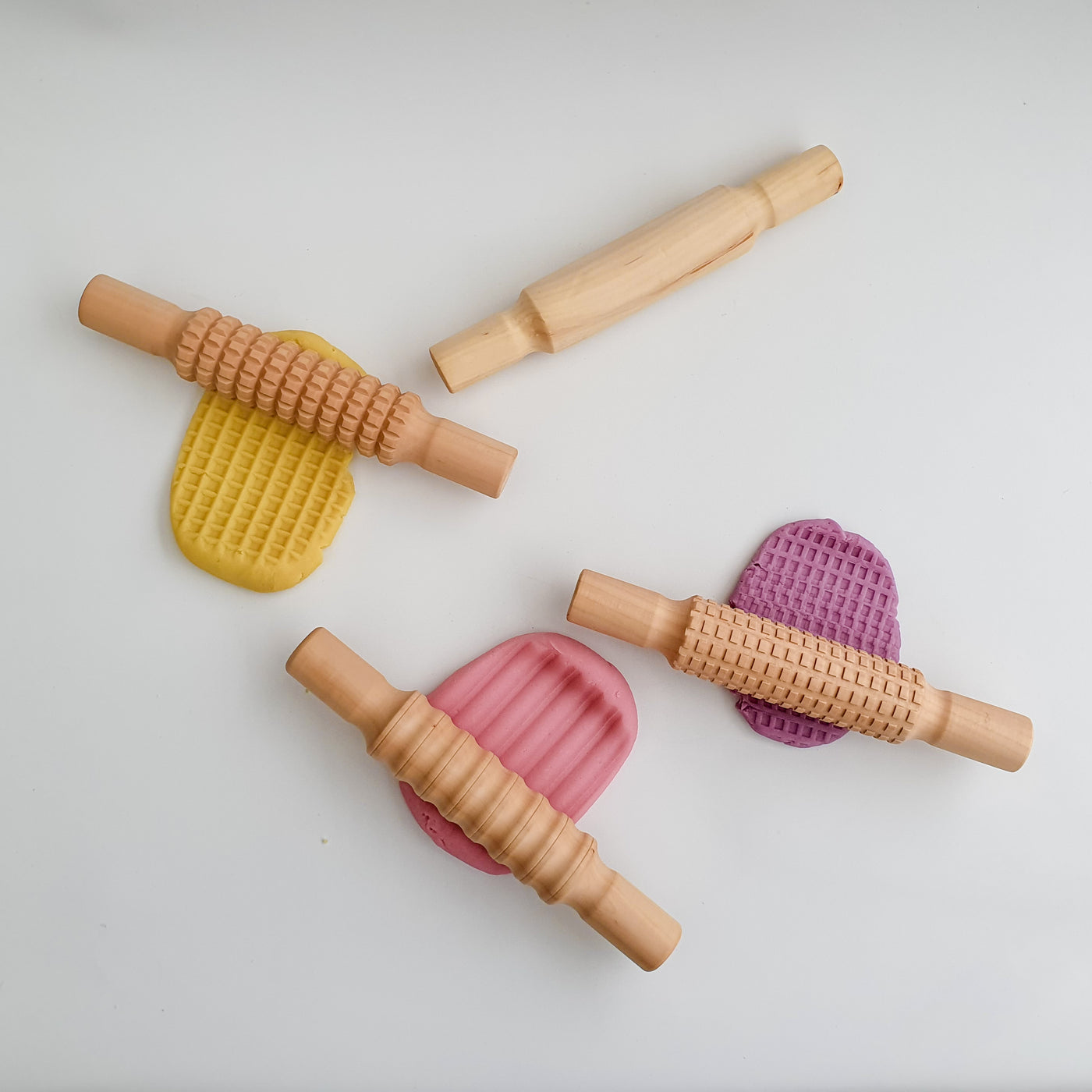 Patterned rolling pins (set of 4)