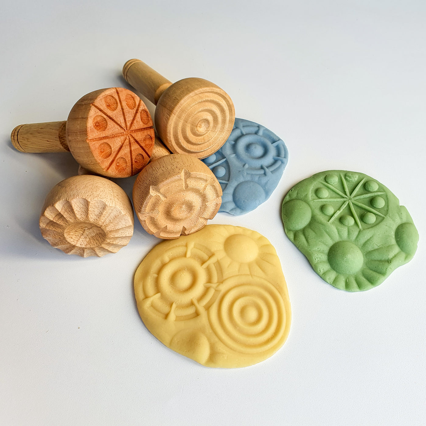 Patterned Dough Stamps