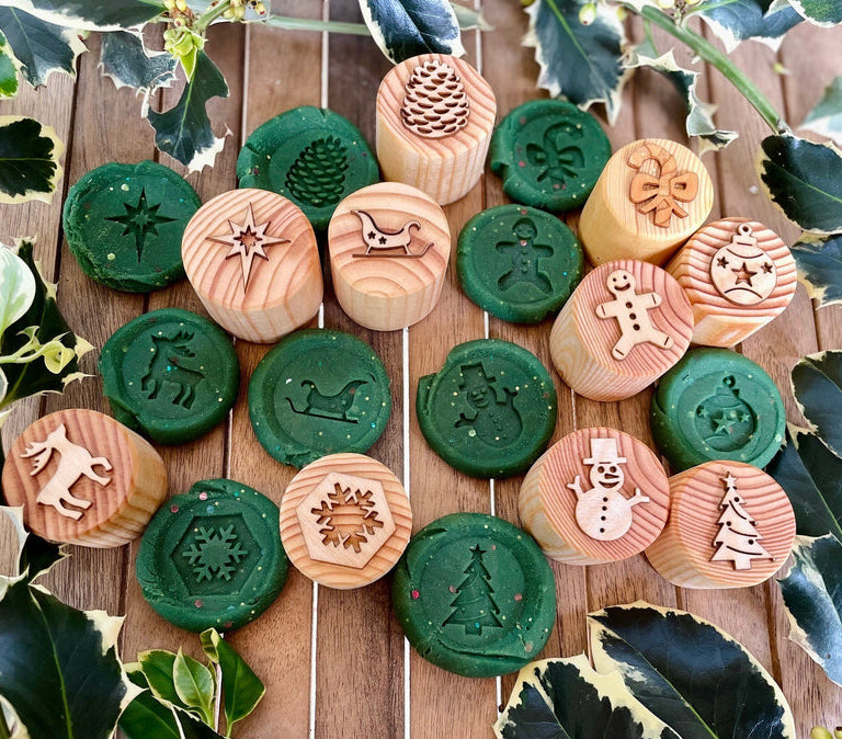 Christmas Dough Stamps